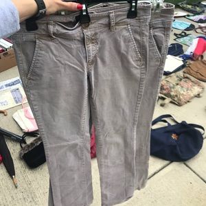 American Eagle Kick Boot Khakis